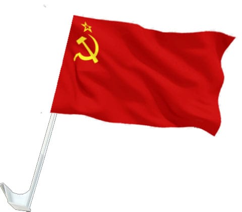 Флаг СССР на машину