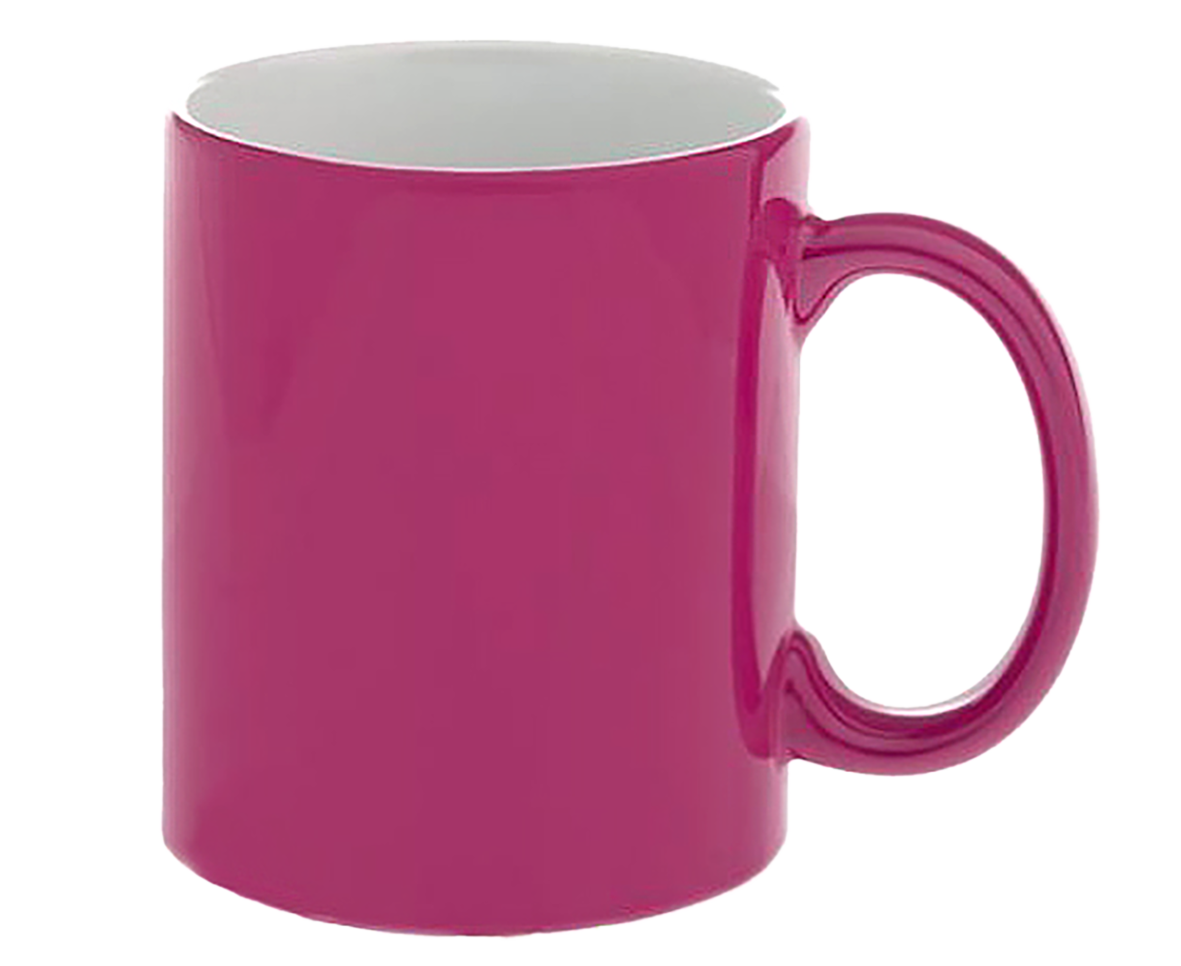 Ряд кружек Хамелеон, меняющих цвет, с напечатанными принтами.