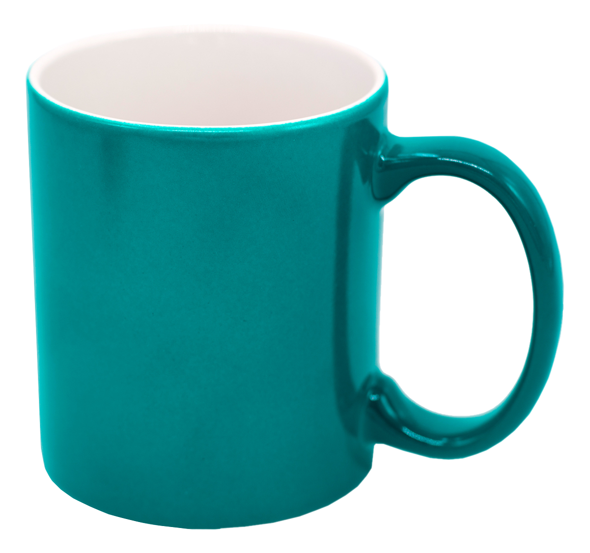 Ряд кружек Хамелеон, меняющих цвет, с напечатанными принтами.