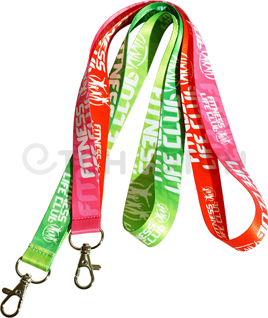 Ленты для бейджей с полноцветной, сублимационной печатью логотипов