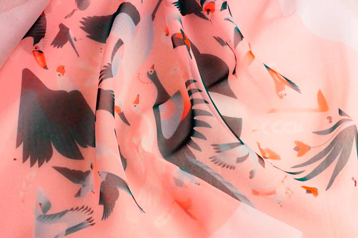 Макро-фото Шифона.