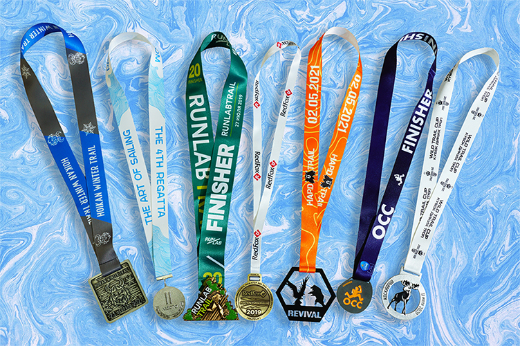 Спортивные медальные ленты 