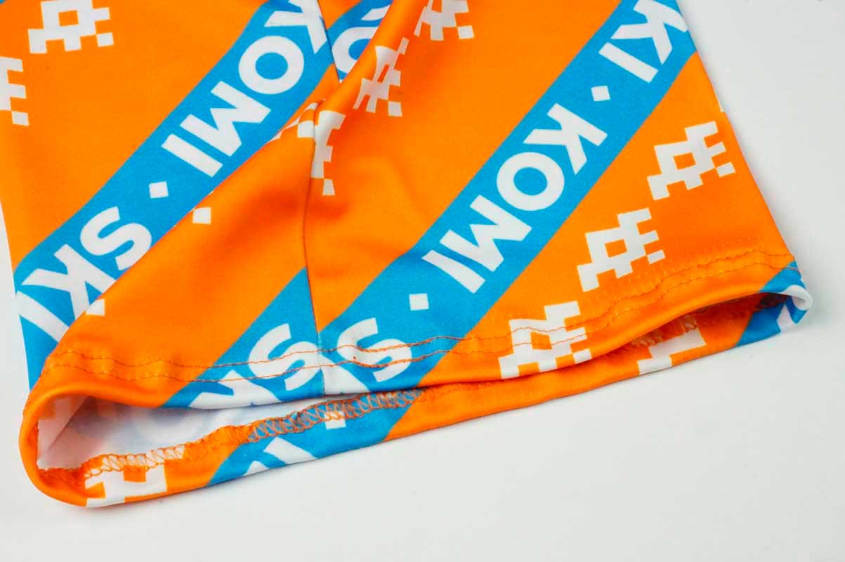 Фото подвернутого края, с запошивочным швом и продольного плоского шва