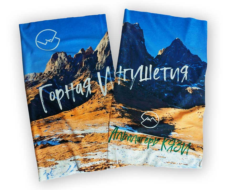 Бесшовный баф из джерси.