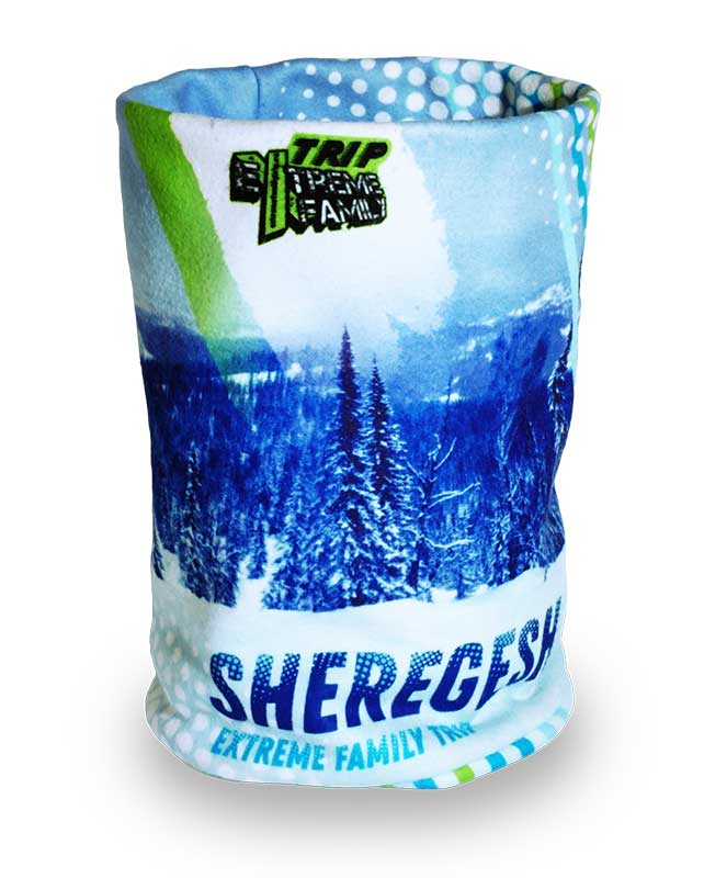 Флисовый, двухслойный бафф.