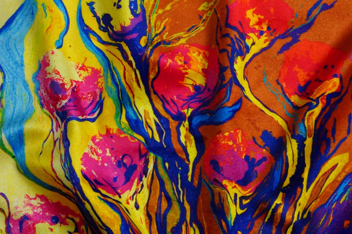 Макро-фото бархата.