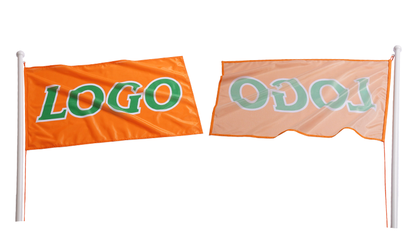 Пример флага с односторонней печатью