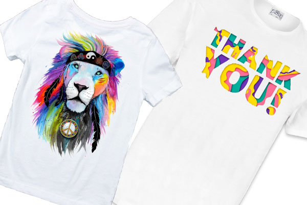 Футболки с сублимационной, полноцветной печатью логотипов и рисунков