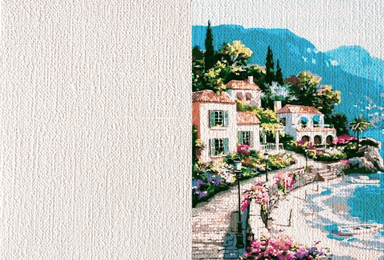 Фотообои для печати с фактурой Холст Копенгаген