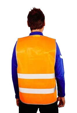 Сигнальный жилет стандартный с нанесением логотипа
