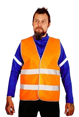 Сигнальный жилет стандартный с печатью логотипа