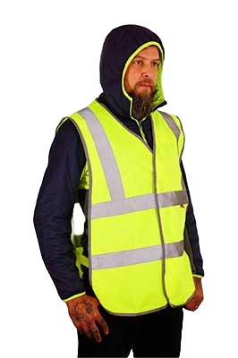 Сигнальный жилет универсальный с печатью логотипа