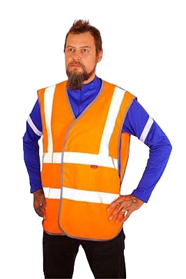 Сигнальный жилет универсальный с печатью логотипа