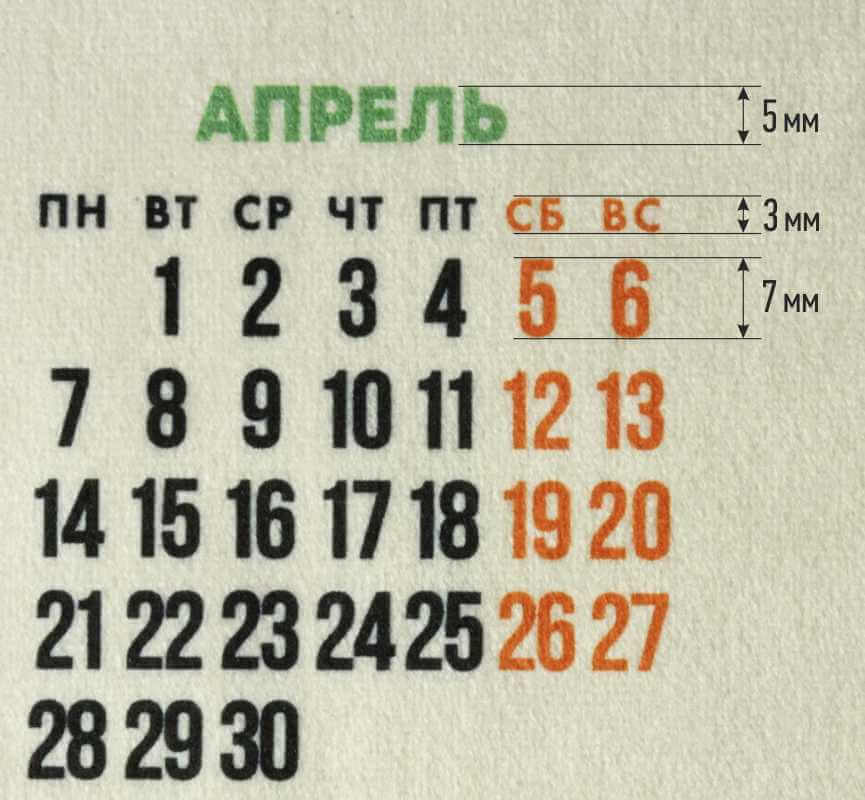 Макро-фото ткани Бархат, с образцом печати букв и цифр высотой: 3-5-7 мм.