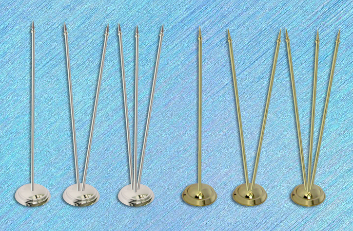 Пластиковые подставки для флажков