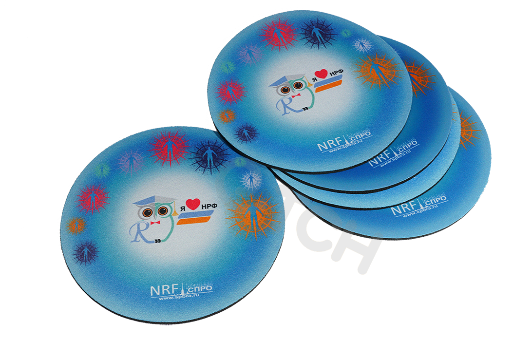 Коврик для мыши с нанесением логотипа