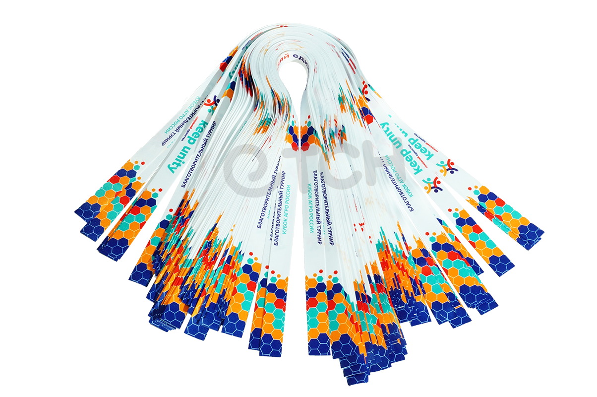 Ленты для медалей финишера сублимационная печать 300 шт.