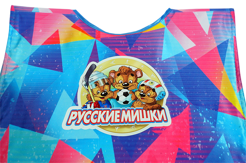 Печать логотипа полноцветная по термоплёнке флекс с переносом на одежду