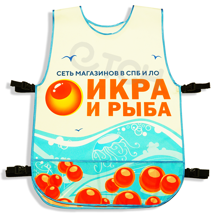 Рекламная накидка промоутера