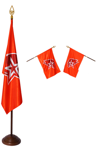 Напольный флаг в кабинет