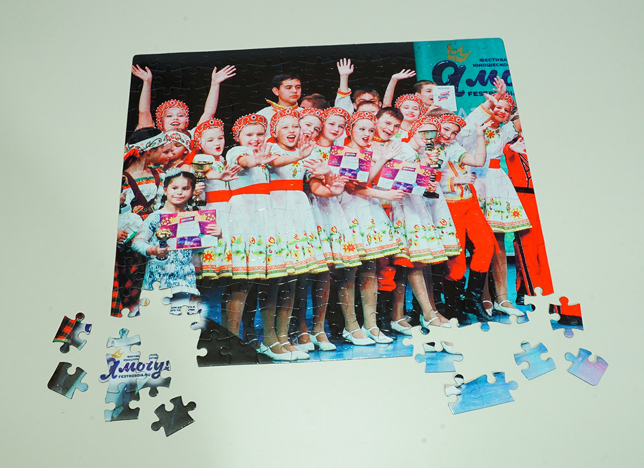 Магнитный, прямоугольный пазл 26 х 38 см., на заказ.