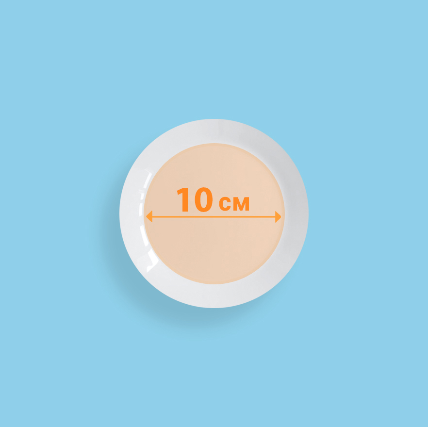 Тарелка диаметром 10 см. с профилем 3D под печать на заказ