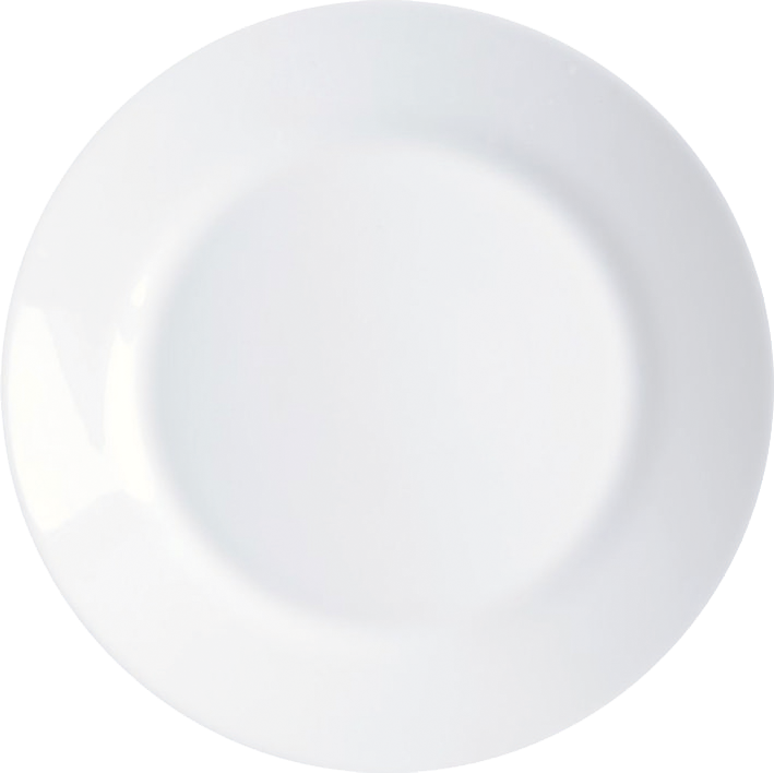 Тарелка под нанесение без орнамента.