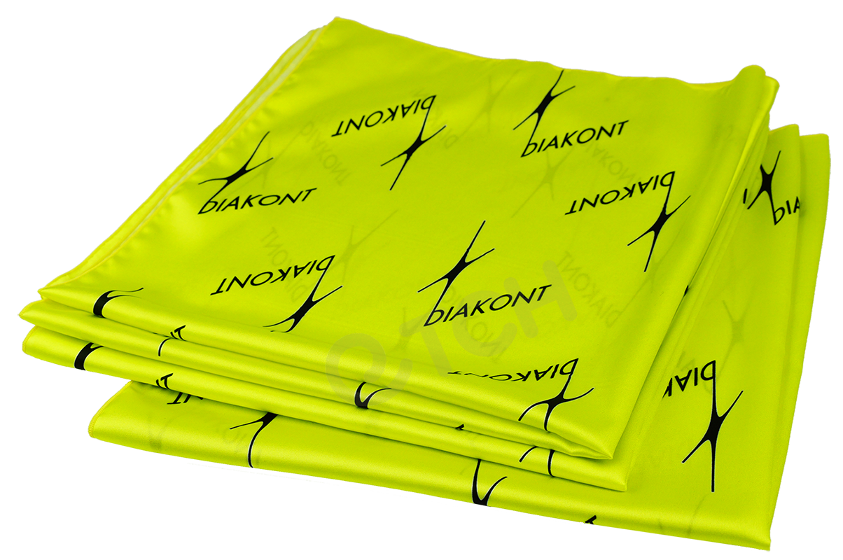 Корпоративные платки с логотипом. Ткань Мокрый шёлк