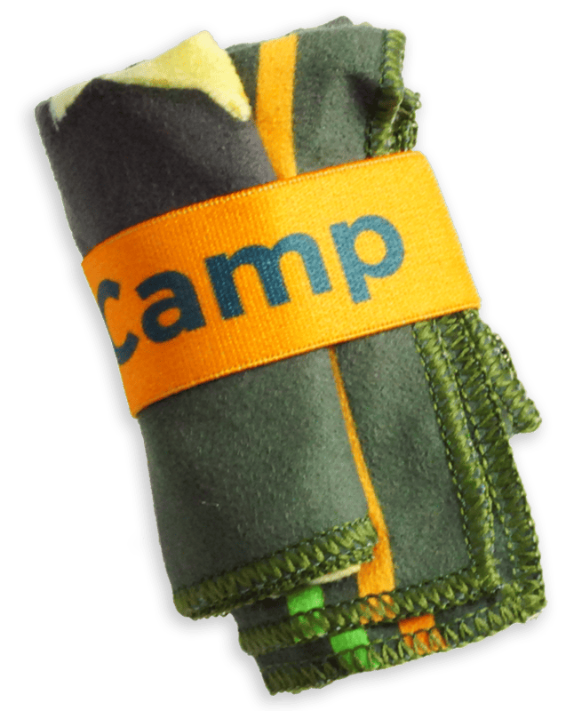 Пример резинки на спортивном полотенце