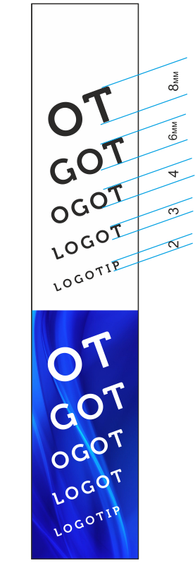 Образец качества печати на исходном дизайн-макете