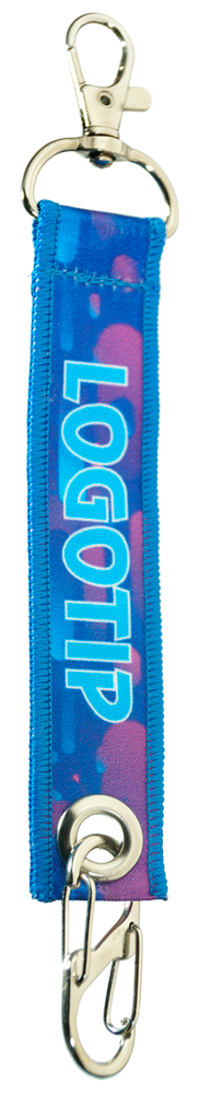 Ремувка-брелок «Антипотеряшка» из ременной ленты с двумя карабинами по концам