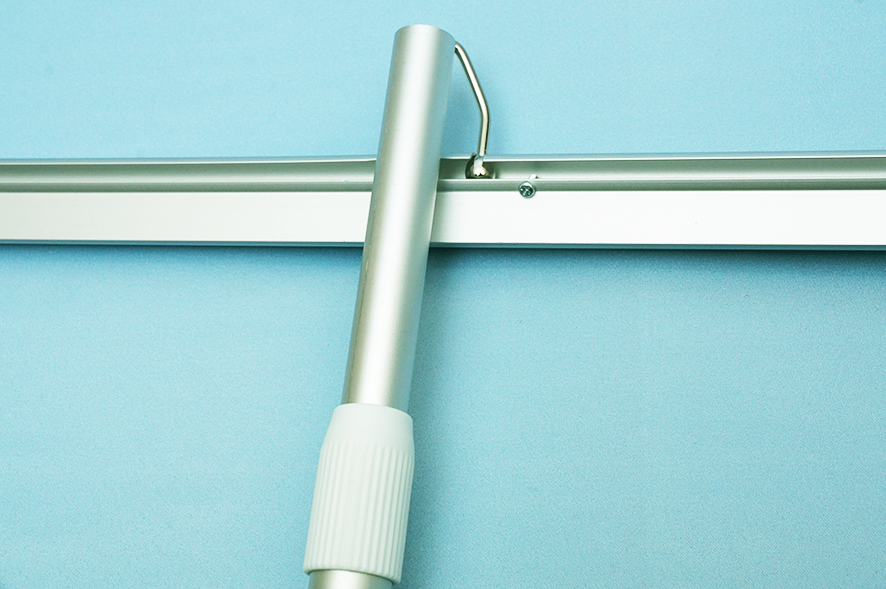 Выставочный стенд Ролл-ап Телескопический фото соединения тлескопической стойки с планкой