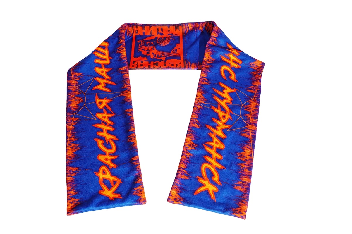 Флисовый, клубный шарф на заказ