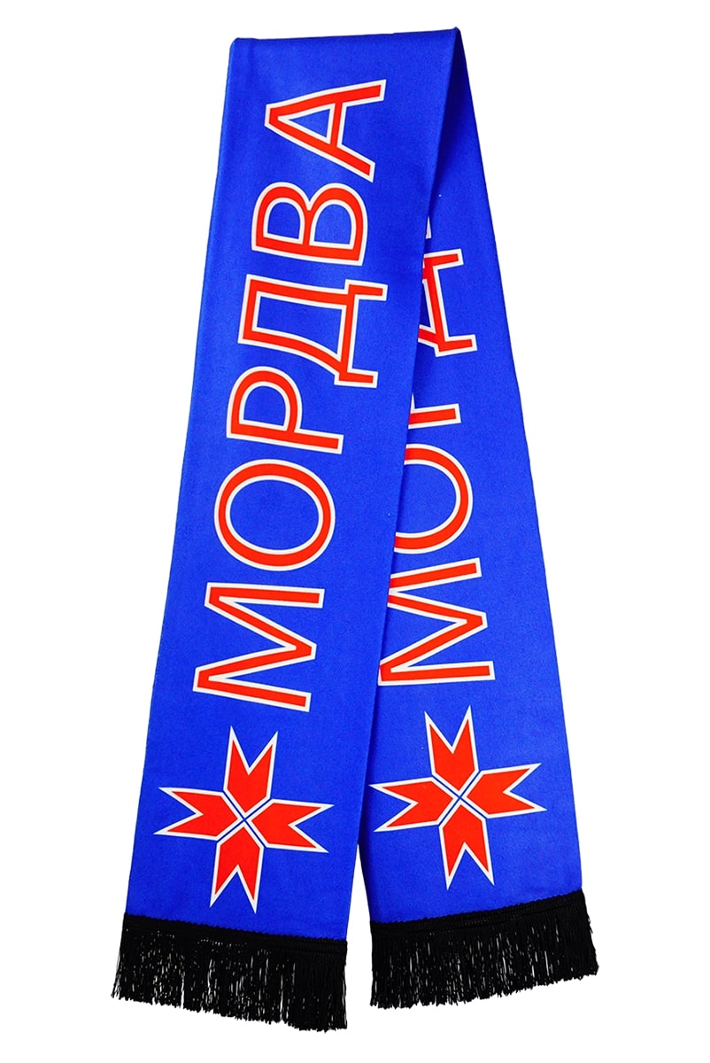 Флисовый, клубный шарф на заказ