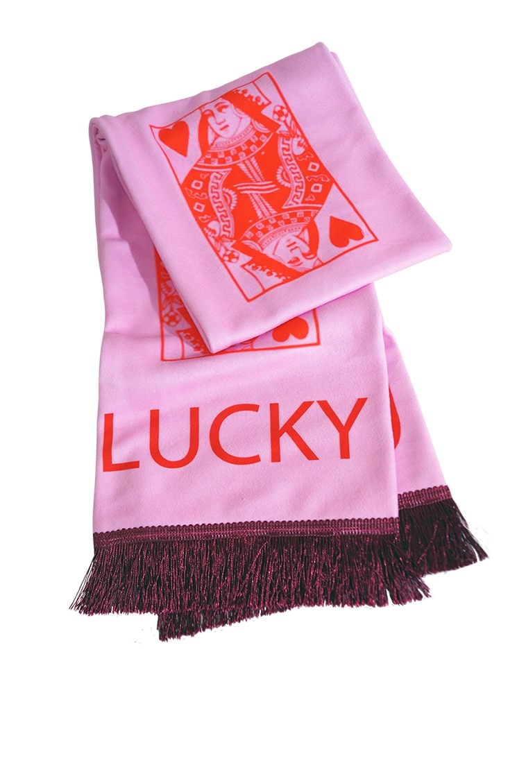 Флисовый, клубный шарф на заказ