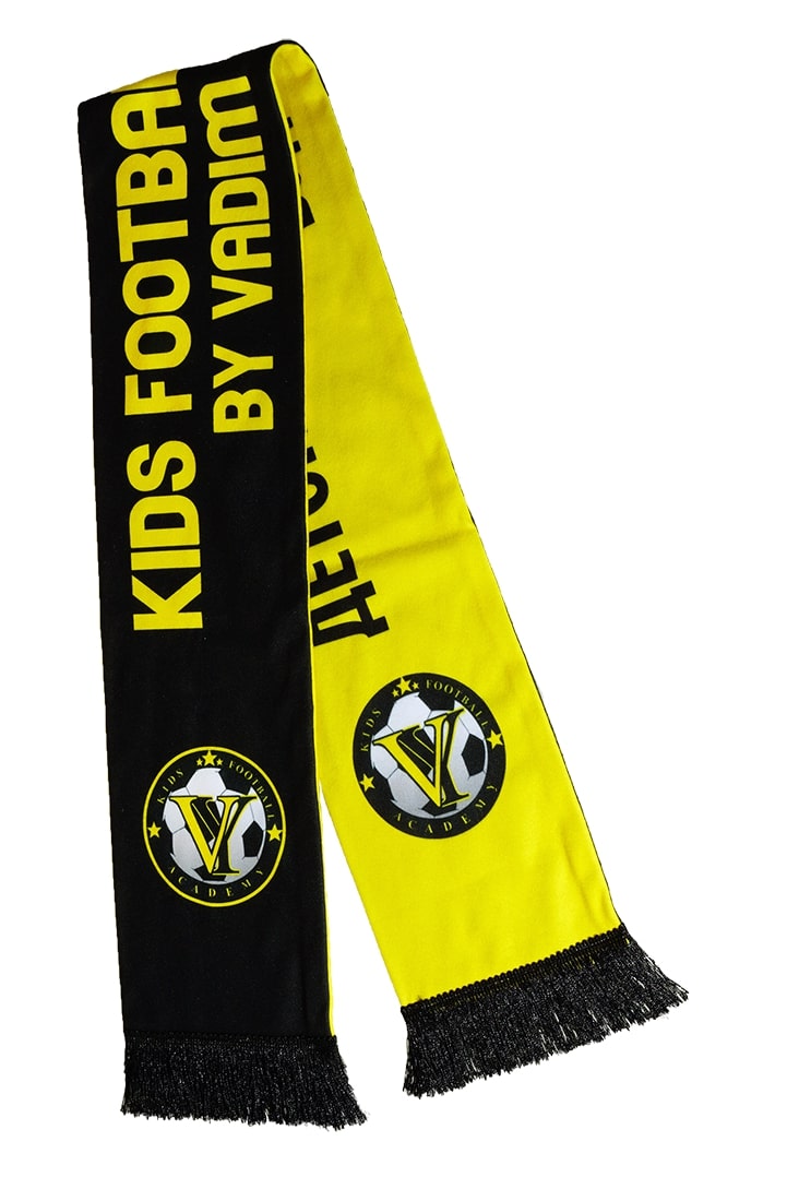 Флисовый, клубный шарф на заказ