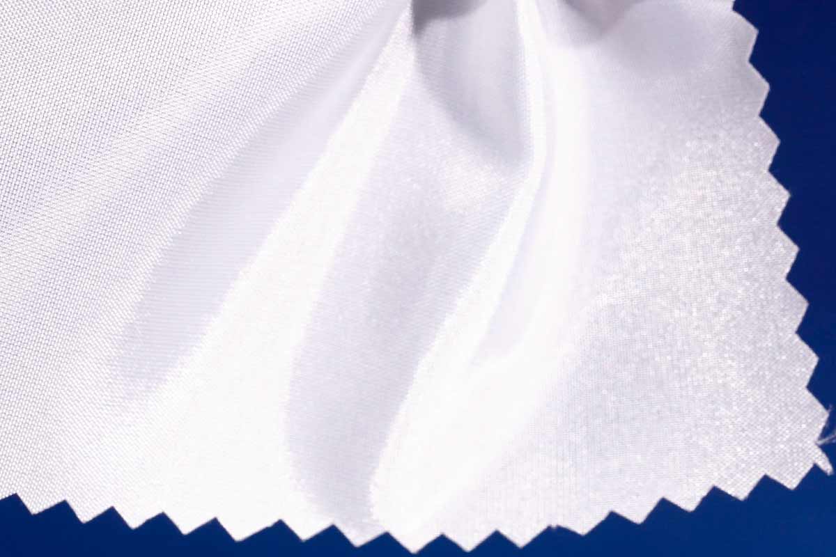 Макро-фото ткани Таффета.