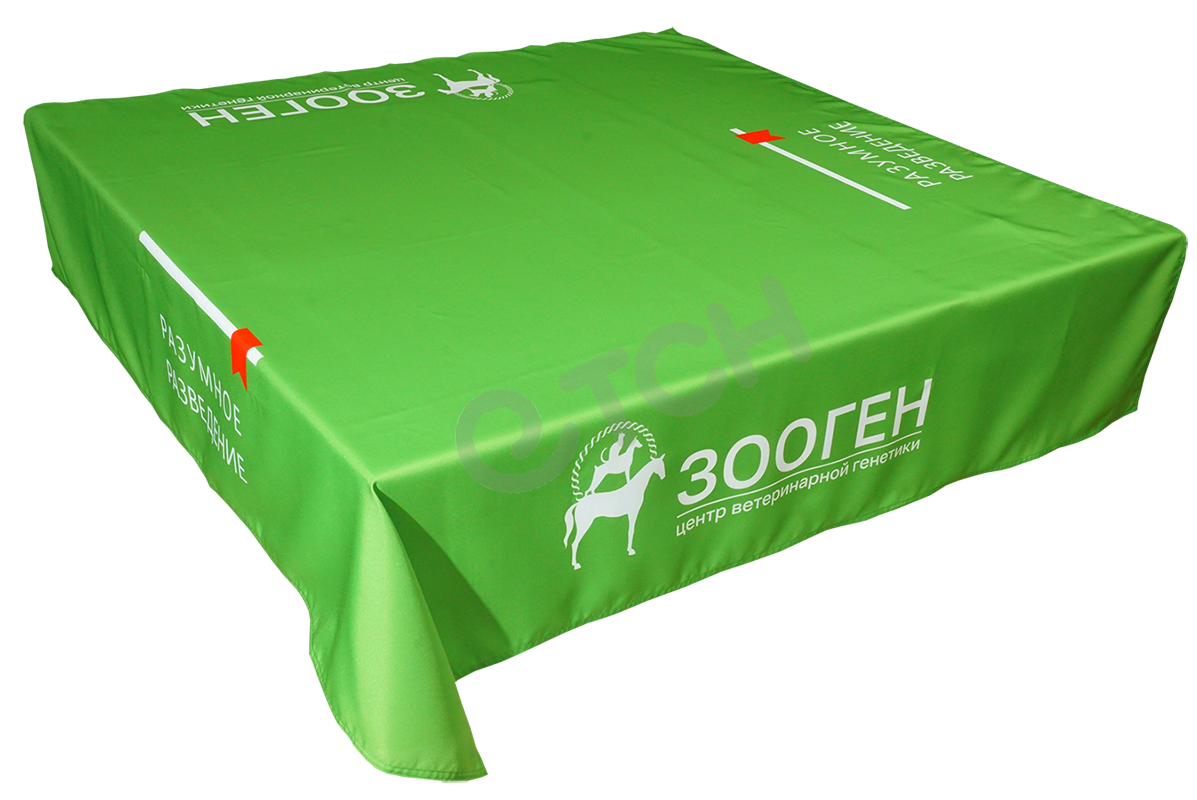 Скатерть на заказ с логотипами