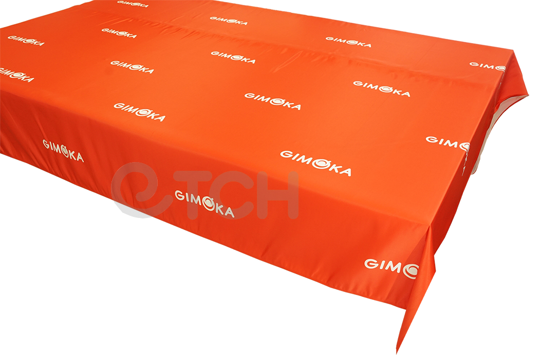 Брендированная скатаерть. Сатен