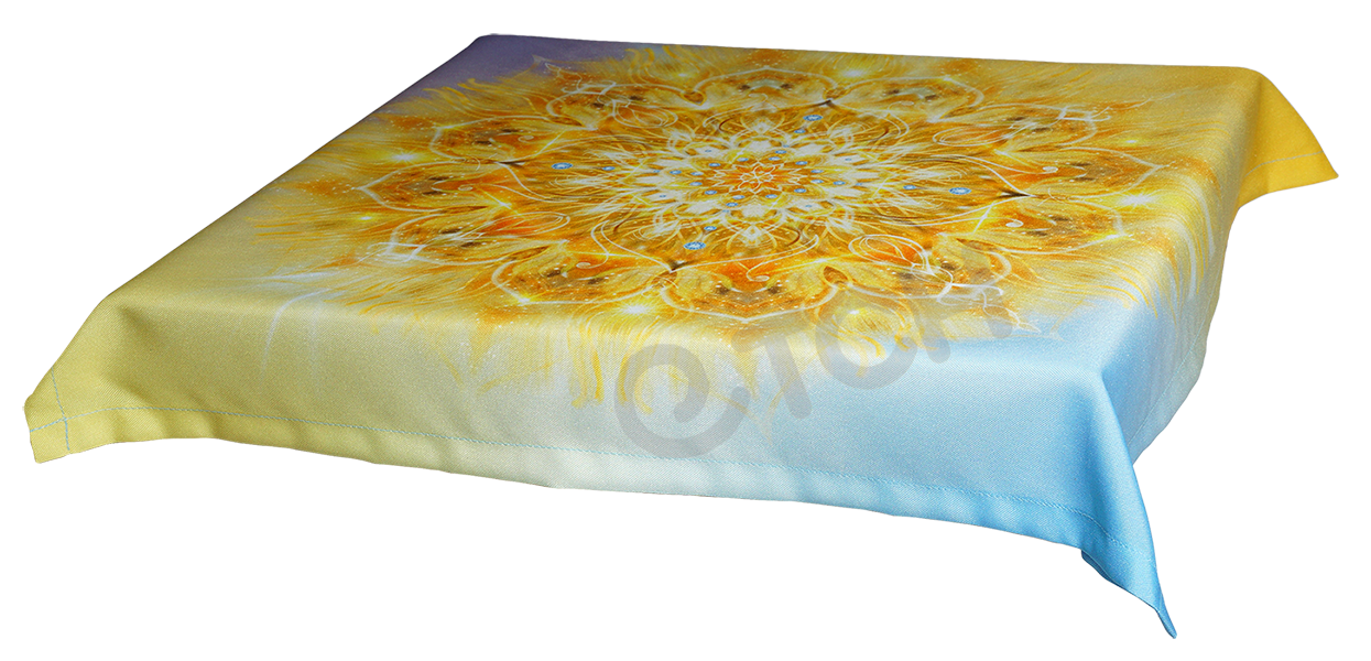 Скатерть на заказ с полноцветным принтов. Материал Арт Холст