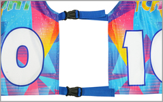 Застежки фастекс по бокам спортивного номера Про