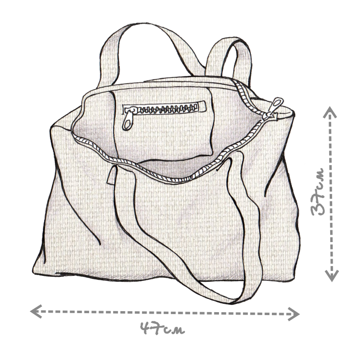 Рисунок покроя шоппера Универсал.