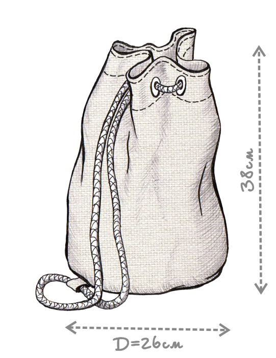 Рисунок покроя сумки Кемпинг