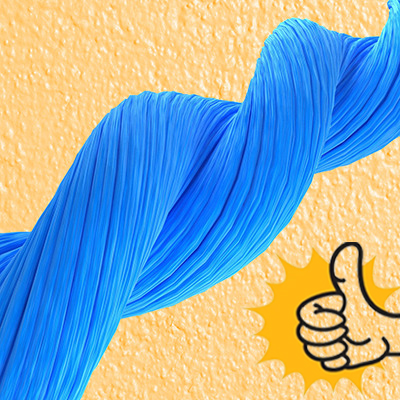 Вид волокна окрашенного сублимационной печатью