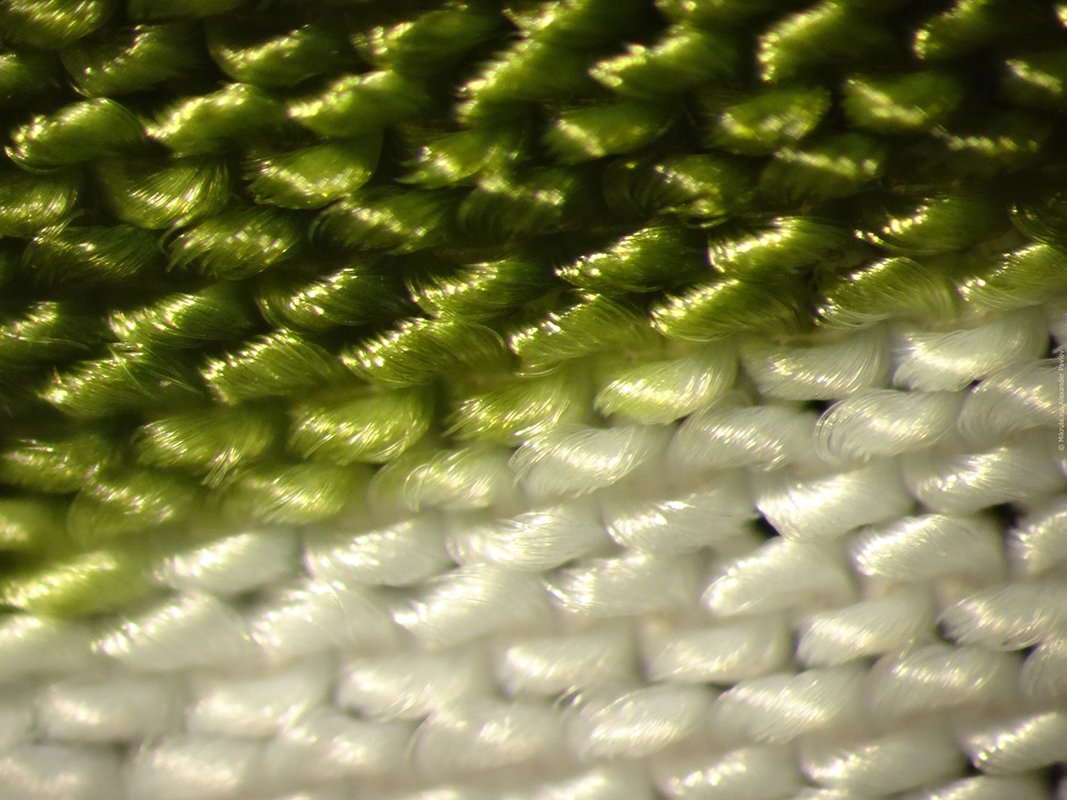 Макро фото сублимационной печати на ткани