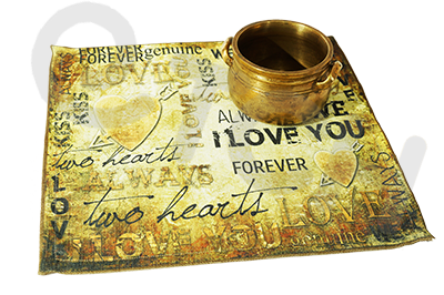 Салфетка для сервировки 40х40 см. из ткани Рогожка