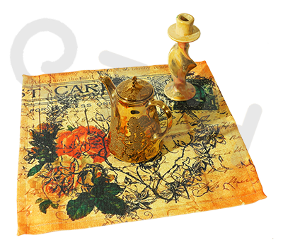 Салфетка для сервировки 40 х 40 см. из ткани Рогожка