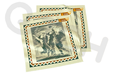 Салфетка с логотипом из ткани Nano Fiber, 20х20 см