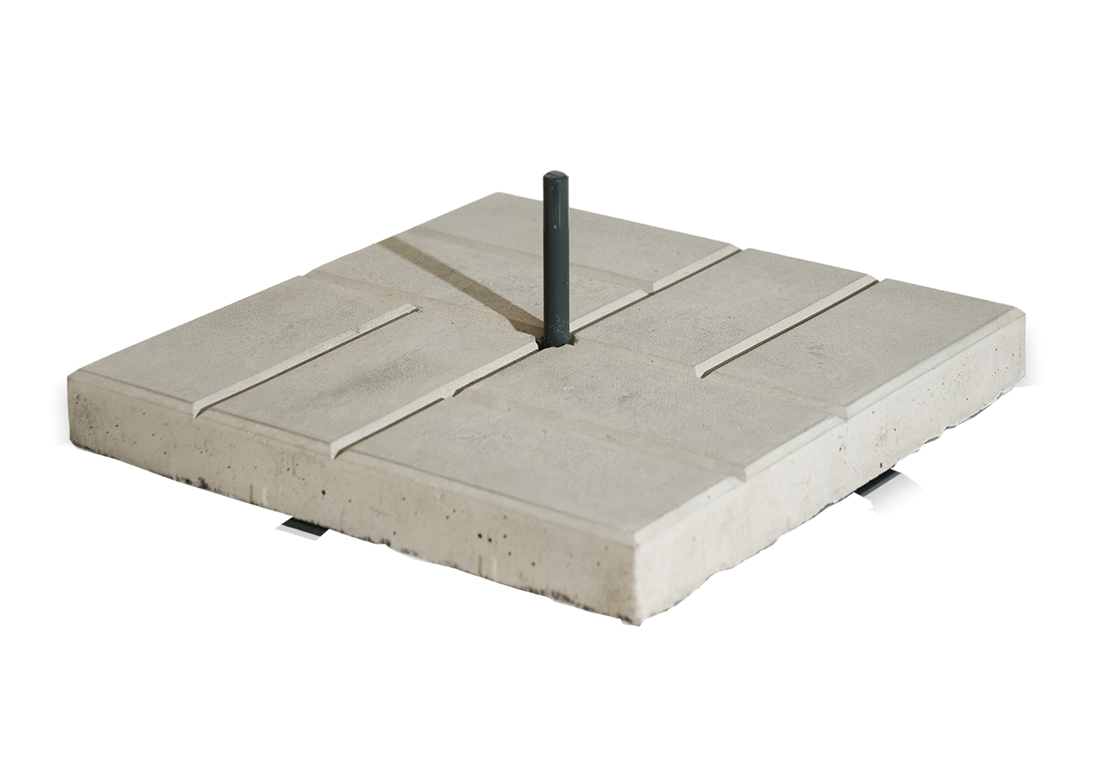 Мобильное основание Крест стальное: 40х40 см. для установки рекламных флагов с флагштоком, диаметром 30
          мм