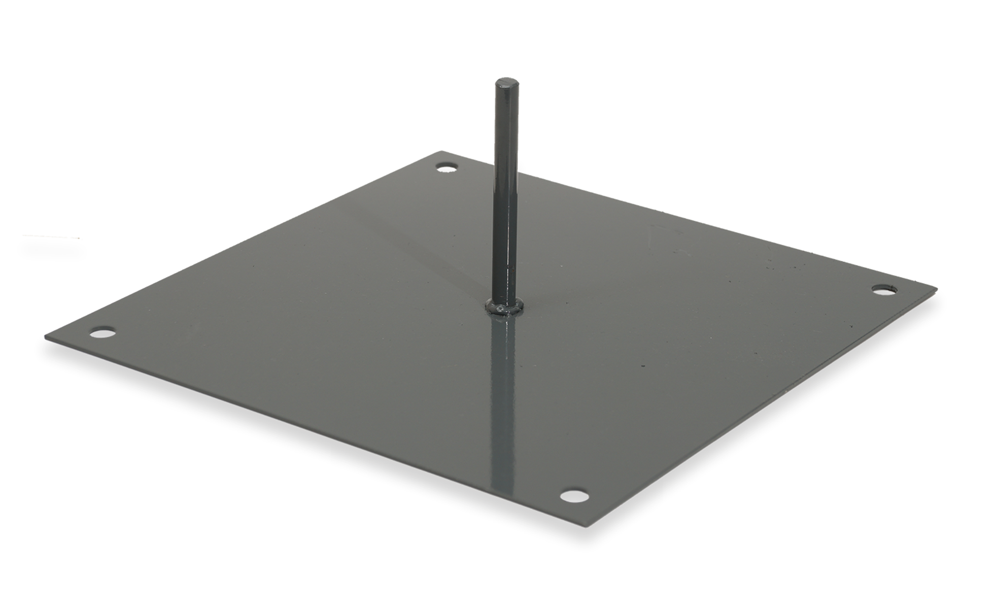 Мобильное основание Квадрат стальное: 40х40х20 см. для установки всех флагов типа Парус с флагштоком, диаметром 20 мм.